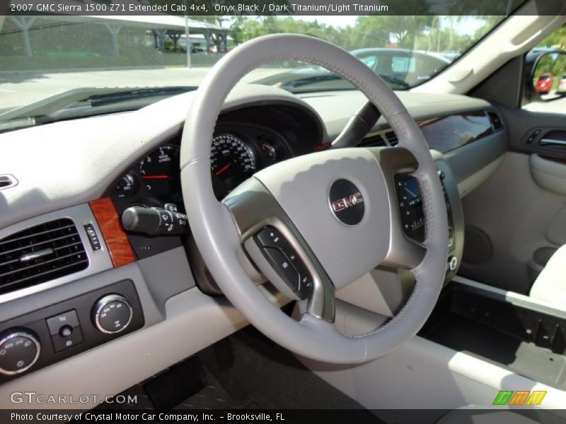  2007 Sierra 1500 Z71 Extended Cab 4x4 Dark Titanium/Light Titanium Interior