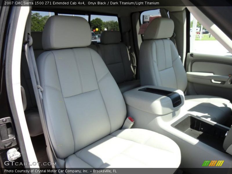 Onyx Black / Dark Titanium/Light Titanium 2007 GMC Sierra 1500 Z71 Extended Cab 4x4