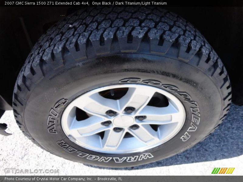 Onyx Black / Dark Titanium/Light Titanium 2007 GMC Sierra 1500 Z71 Extended Cab 4x4