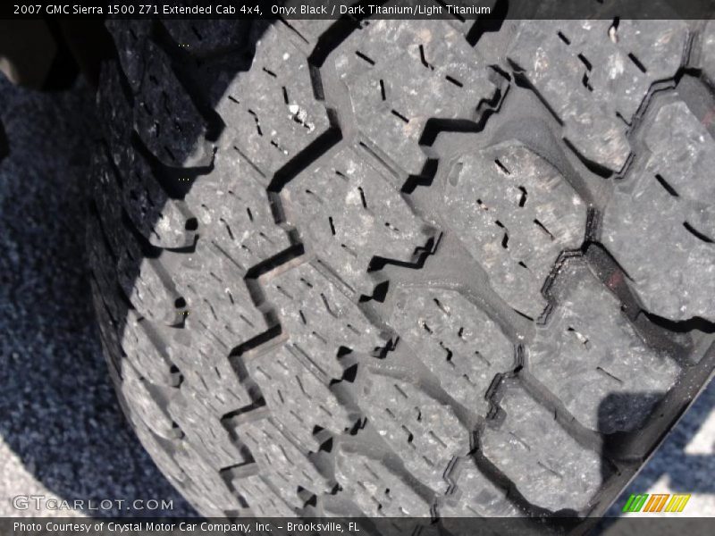 Onyx Black / Dark Titanium/Light Titanium 2007 GMC Sierra 1500 Z71 Extended Cab 4x4