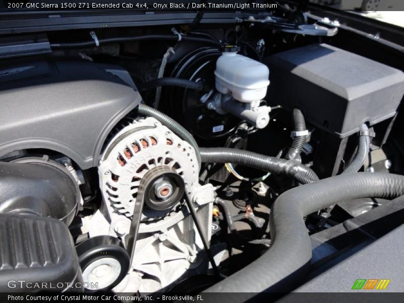 Onyx Black / Dark Titanium/Light Titanium 2007 GMC Sierra 1500 Z71 Extended Cab 4x4