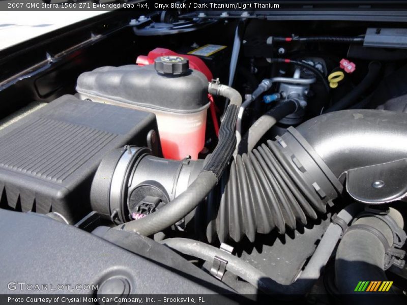 Onyx Black / Dark Titanium/Light Titanium 2007 GMC Sierra 1500 Z71 Extended Cab 4x4