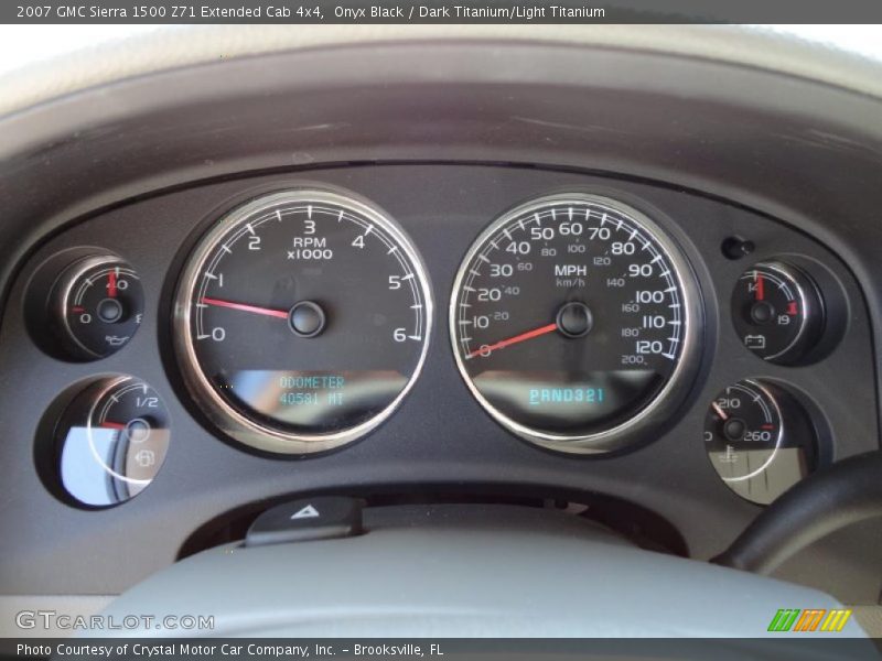  2007 Sierra 1500 Z71 Extended Cab 4x4 Z71 Extended Cab 4x4 Gauges