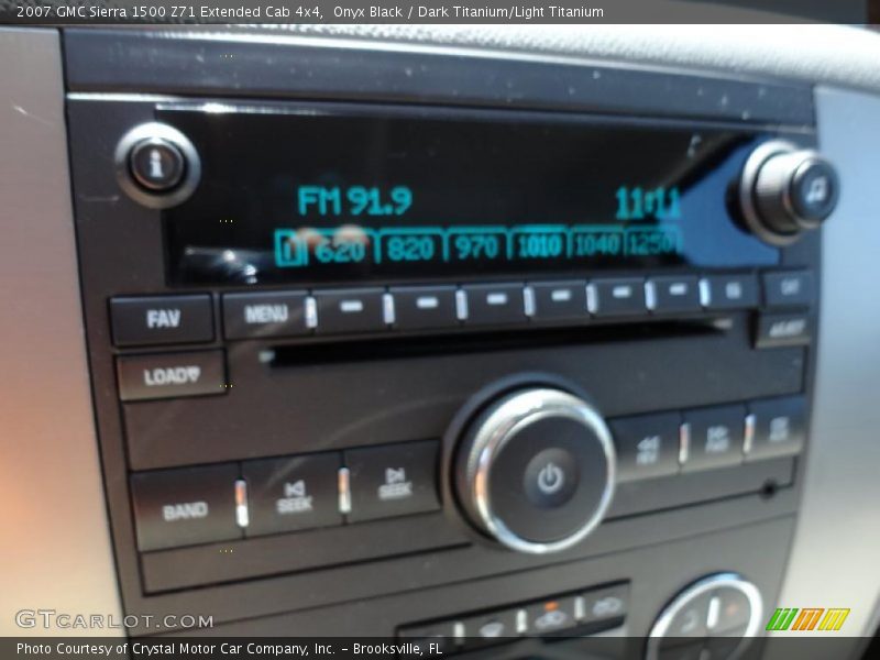 Onyx Black / Dark Titanium/Light Titanium 2007 GMC Sierra 1500 Z71 Extended Cab 4x4
