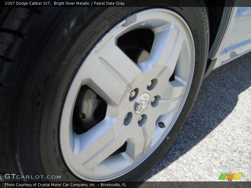Bright Silver Metallic / Pastel Slate Gray 2007 Dodge Caliber SXT