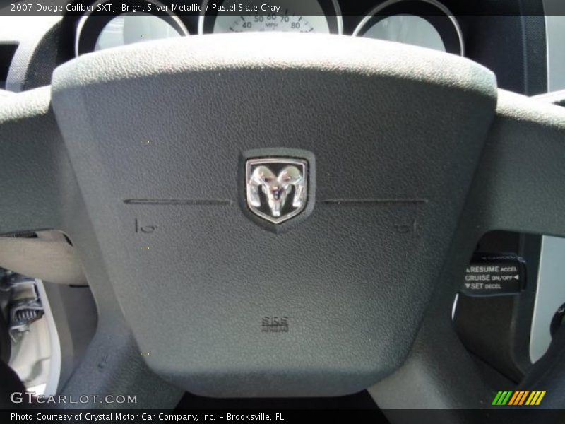 Bright Silver Metallic / Pastel Slate Gray 2007 Dodge Caliber SXT