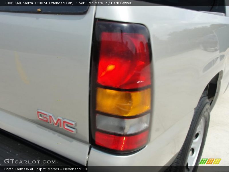 Silver Birch Metallic / Dark Pewter 2006 GMC Sierra 1500 SL Extended Cab
