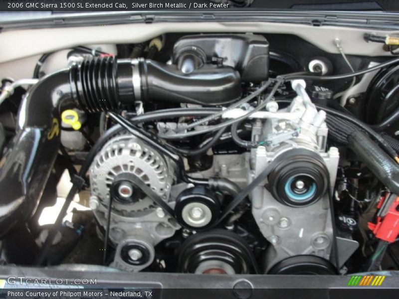 Silver Birch Metallic / Dark Pewter 2006 GMC Sierra 1500 SL Extended Cab