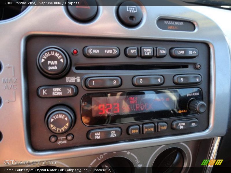 Neptune Blue / Graphite 2008 Pontiac Vibe