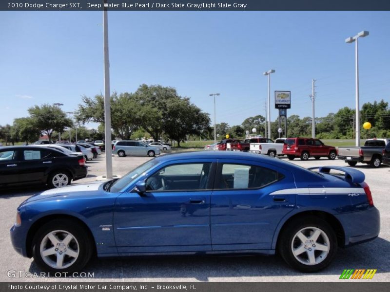 Deep Water Blue Pearl / Dark Slate Gray/Light Slate Gray 2010 Dodge Charger SXT