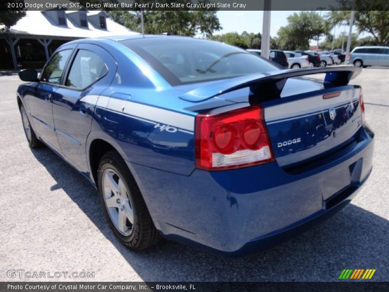 Deep Water Blue Pearl / Dark Slate Gray/Light Slate Gray 2010 Dodge Charger SXT
