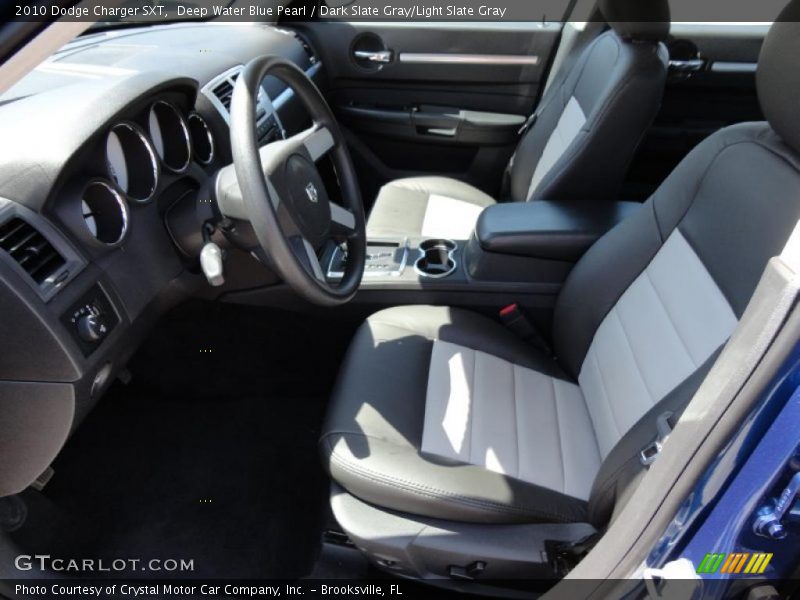 Deep Water Blue Pearl / Dark Slate Gray/Light Slate Gray 2010 Dodge Charger SXT