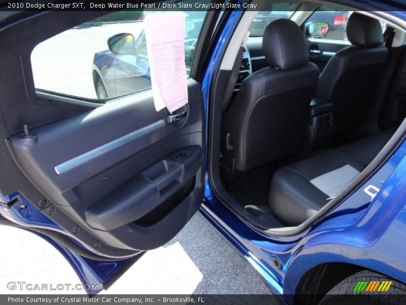 Deep Water Blue Pearl / Dark Slate Gray/Light Slate Gray 2010 Dodge Charger SXT