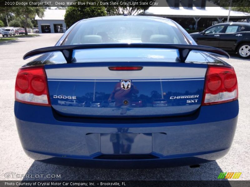 Deep Water Blue Pearl / Dark Slate Gray/Light Slate Gray 2010 Dodge Charger SXT