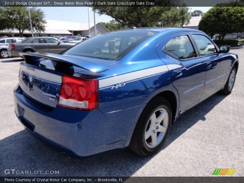 Deep Water Blue Pearl / Dark Slate Gray/Light Slate Gray 2010 Dodge Charger SXT
