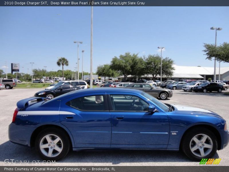 Deep Water Blue Pearl / Dark Slate Gray/Light Slate Gray 2010 Dodge Charger SXT