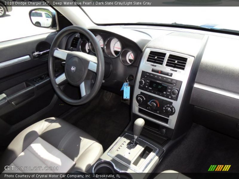 Deep Water Blue Pearl / Dark Slate Gray/Light Slate Gray 2010 Dodge Charger SXT
