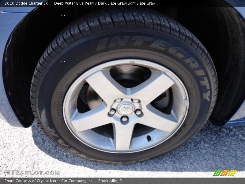 Deep Water Blue Pearl / Dark Slate Gray/Light Slate Gray 2010 Dodge Charger SXT