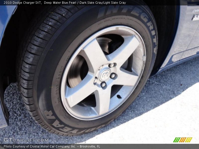 Deep Water Blue Pearl / Dark Slate Gray/Light Slate Gray 2010 Dodge Charger SXT