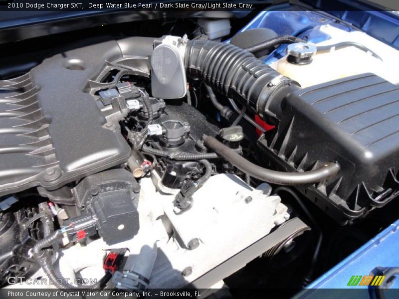 Deep Water Blue Pearl / Dark Slate Gray/Light Slate Gray 2010 Dodge Charger SXT