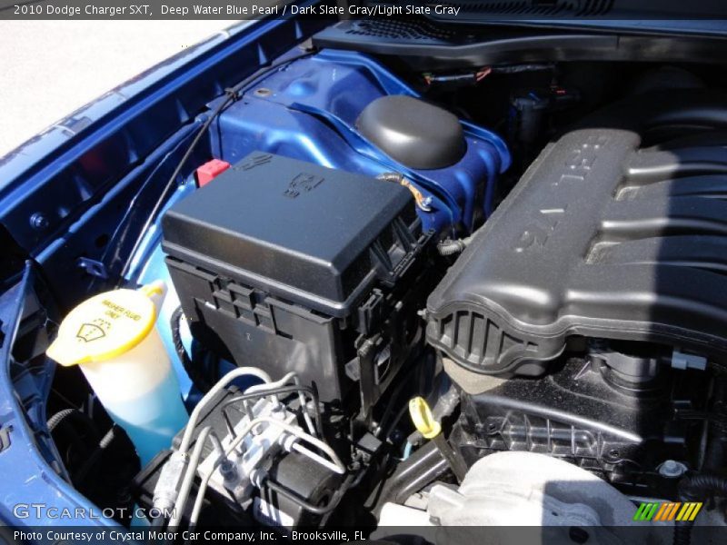 Deep Water Blue Pearl / Dark Slate Gray/Light Slate Gray 2010 Dodge Charger SXT