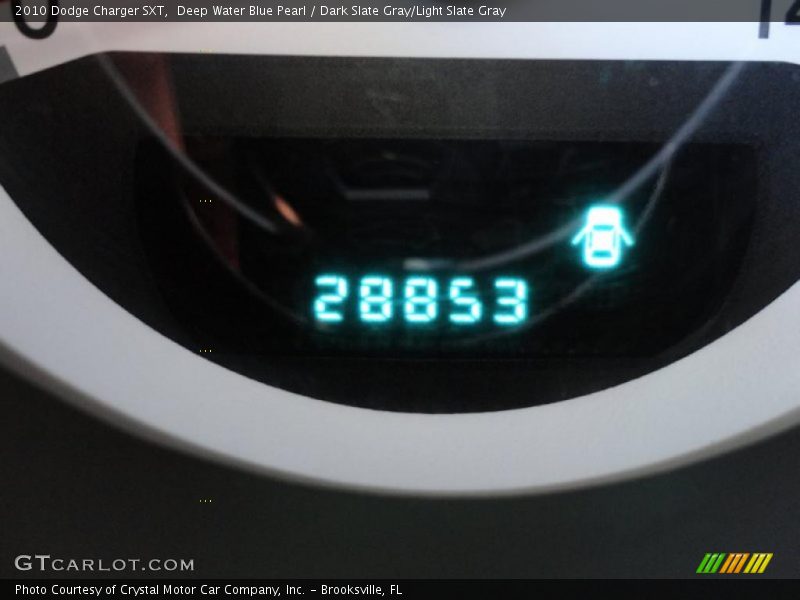 Deep Water Blue Pearl / Dark Slate Gray/Light Slate Gray 2010 Dodge Charger SXT