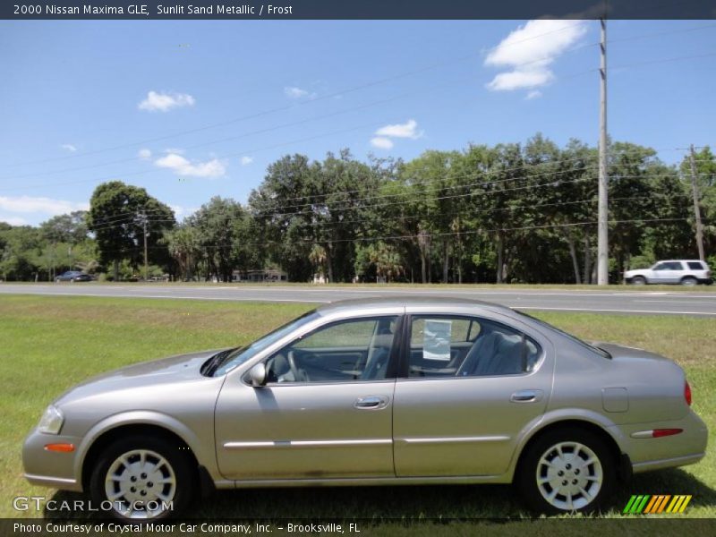Sunlit Sand Metallic / Frost 2000 Nissan Maxima GLE