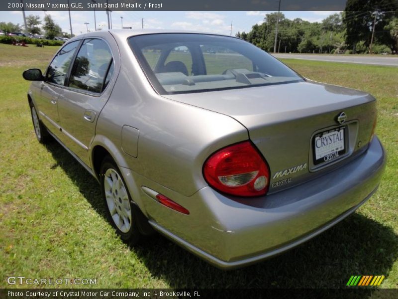 Sunlit Sand Metallic / Frost 2000 Nissan Maxima GLE