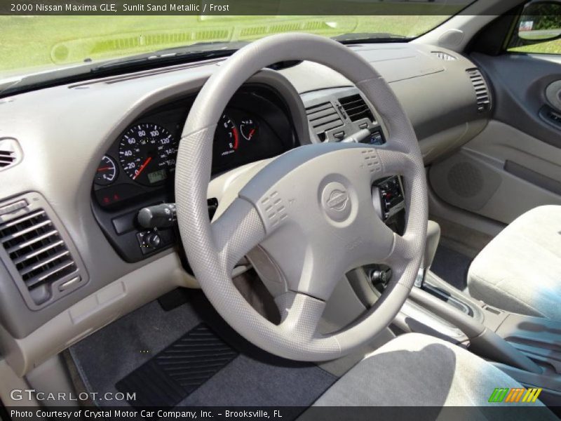 Sunlit Sand Metallic / Frost 2000 Nissan Maxima GLE