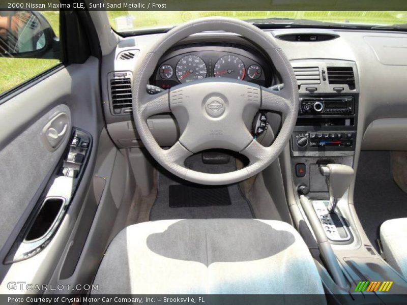 Sunlit Sand Metallic / Frost 2000 Nissan Maxima GLE