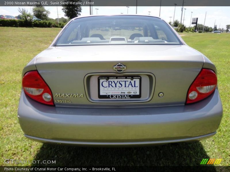 Sunlit Sand Metallic / Frost 2000 Nissan Maxima GLE