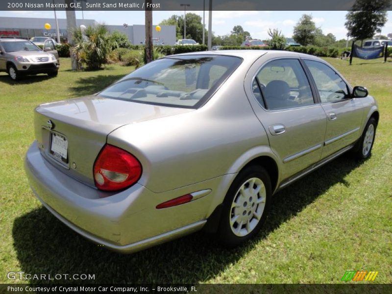 Sunlit Sand Metallic / Frost 2000 Nissan Maxima GLE