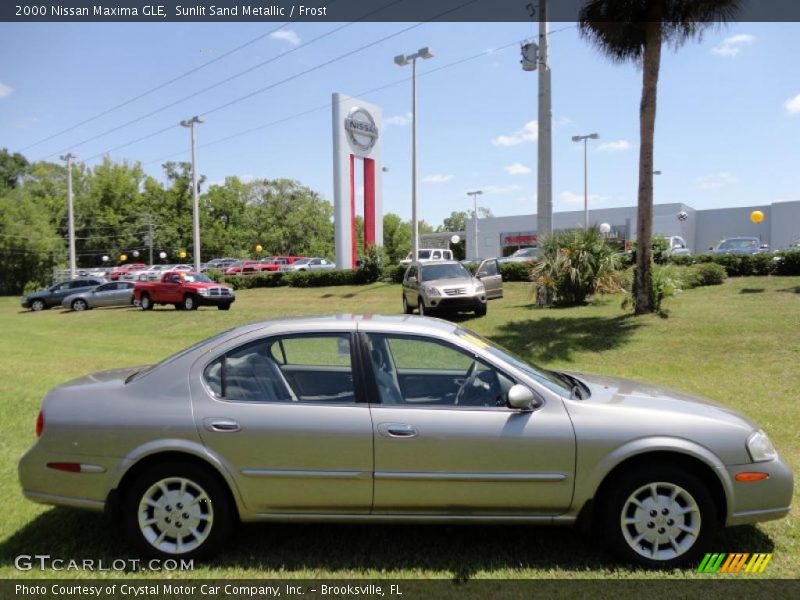 Sunlit Sand Metallic / Frost 2000 Nissan Maxima GLE