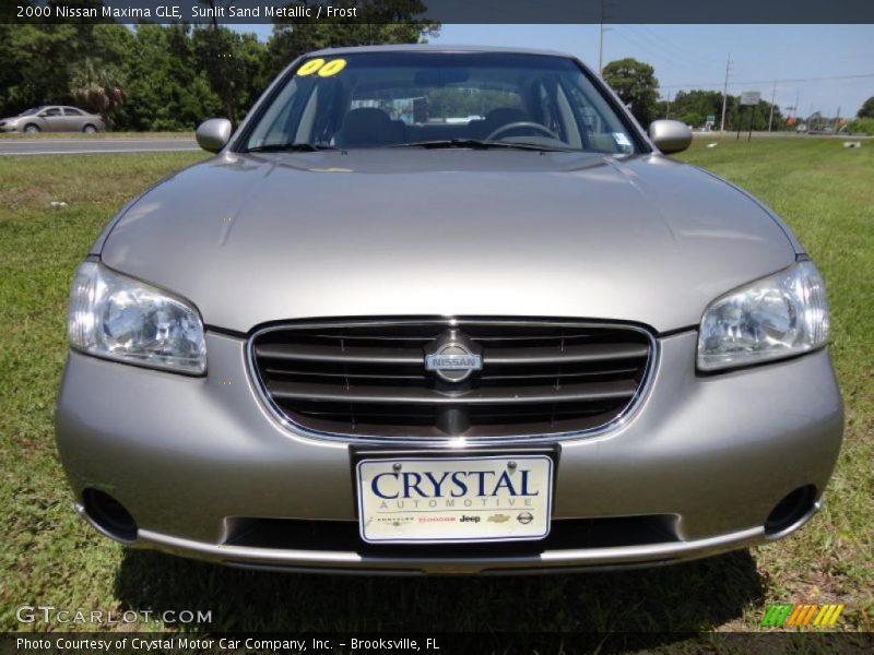 Sunlit Sand Metallic / Frost 2000 Nissan Maxima GLE