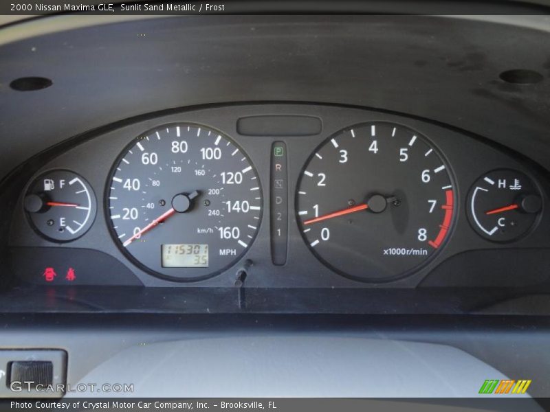 Sunlit Sand Metallic / Frost 2000 Nissan Maxima GLE