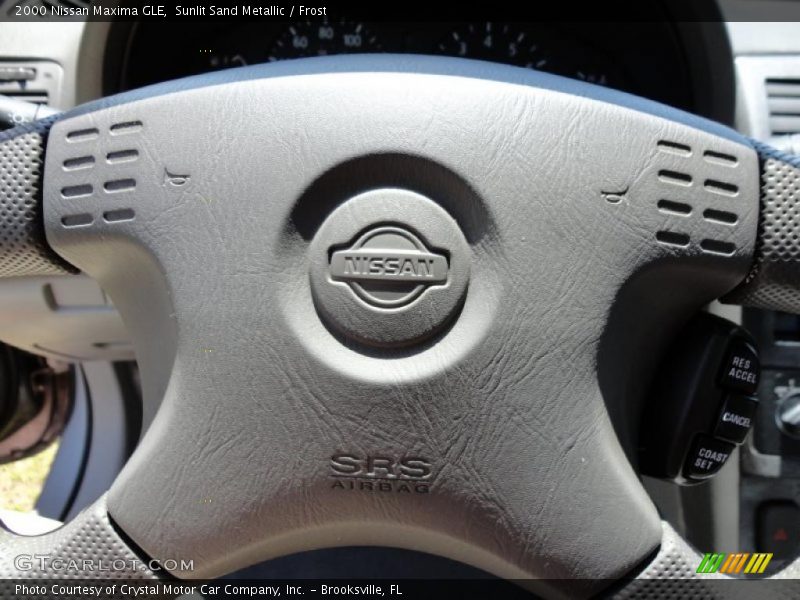 Sunlit Sand Metallic / Frost 2000 Nissan Maxima GLE