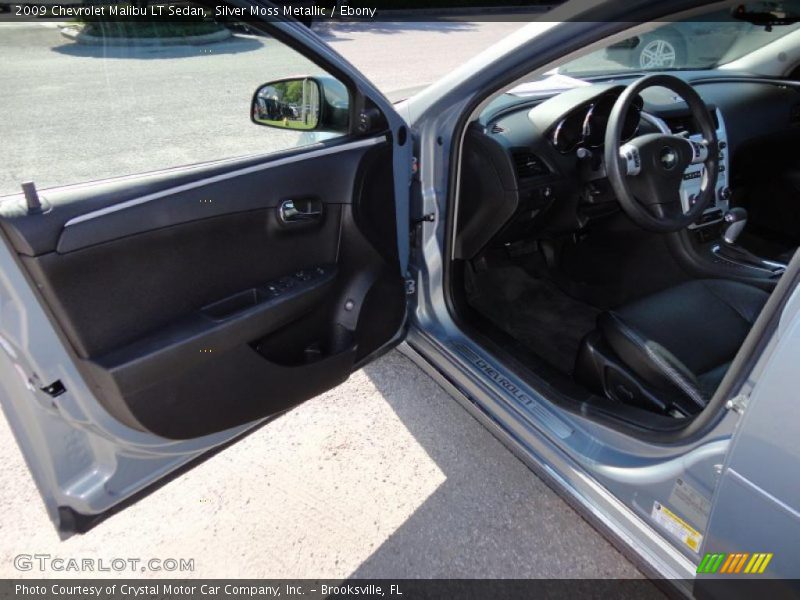 Silver Moss Metallic / Ebony 2009 Chevrolet Malibu LT Sedan