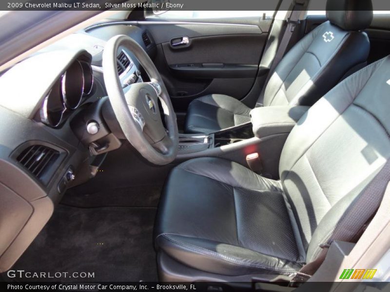Silver Moss Metallic / Ebony 2009 Chevrolet Malibu LT Sedan