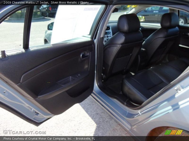 Silver Moss Metallic / Ebony 2009 Chevrolet Malibu LT Sedan