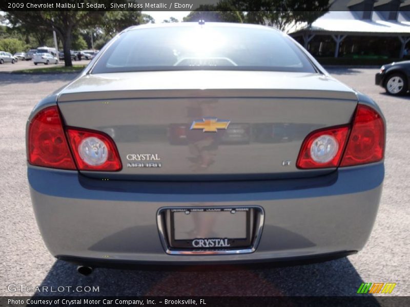 Silver Moss Metallic / Ebony 2009 Chevrolet Malibu LT Sedan