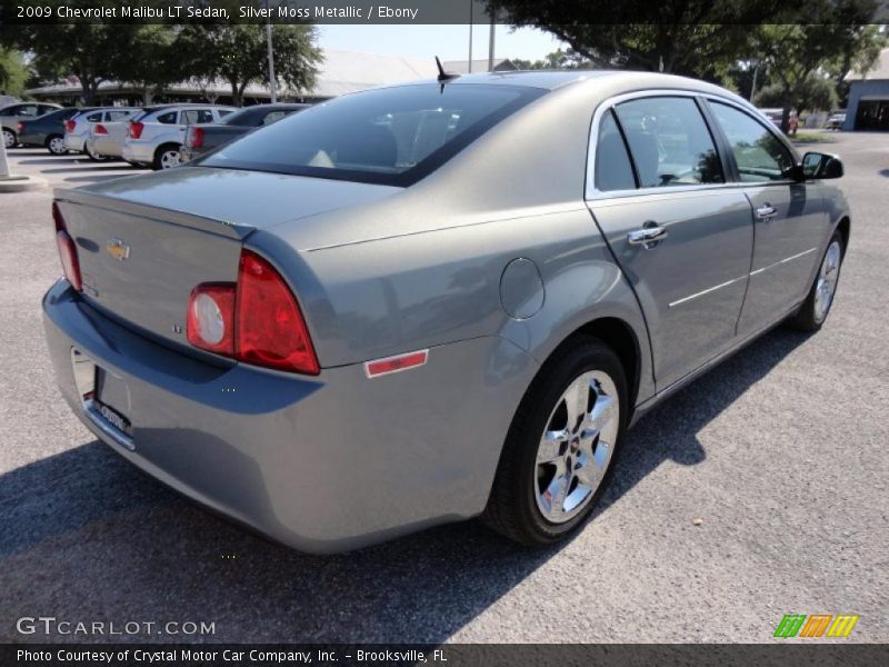 Silver Moss Metallic / Ebony 2009 Chevrolet Malibu LT Sedan