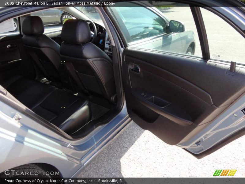 Silver Moss Metallic / Ebony 2009 Chevrolet Malibu LT Sedan