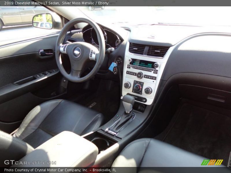 Silver Moss Metallic / Ebony 2009 Chevrolet Malibu LT Sedan