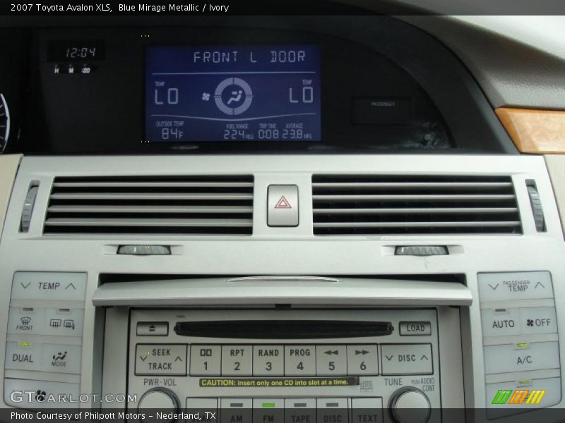 Blue Mirage Metallic / Ivory 2007 Toyota Avalon XLS