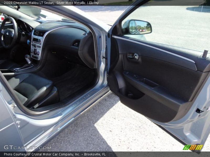 Silver Moss Metallic / Ebony 2009 Chevrolet Malibu LT Sedan