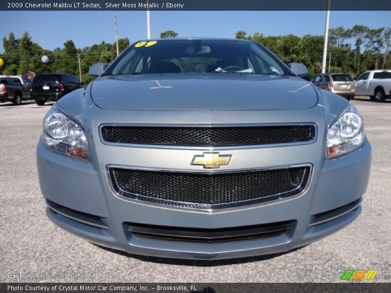 Silver Moss Metallic / Ebony 2009 Chevrolet Malibu LT Sedan