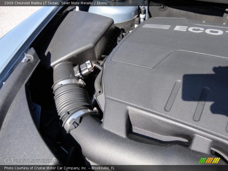 Silver Moss Metallic / Ebony 2009 Chevrolet Malibu LT Sedan