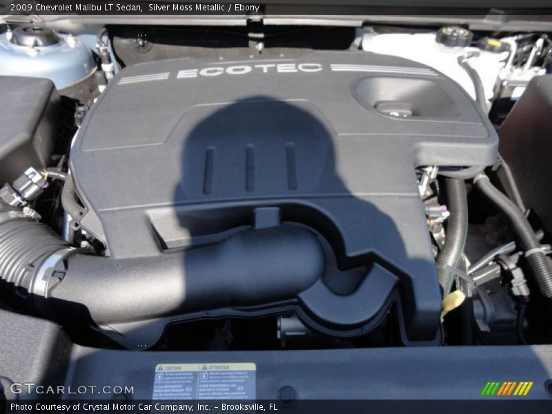 Silver Moss Metallic / Ebony 2009 Chevrolet Malibu LT Sedan