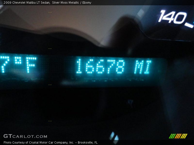 Silver Moss Metallic / Ebony 2009 Chevrolet Malibu LT Sedan