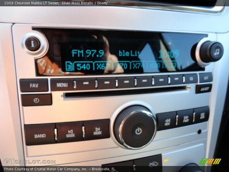 Silver Moss Metallic / Ebony 2009 Chevrolet Malibu LT Sedan